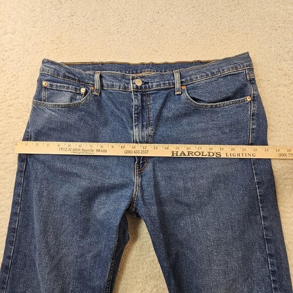 Levi's 505 Jeans Mens 40x30 Blue Denim Straight Leg Relaxed Fit Dadcore Normcore - Picture 7 of 16